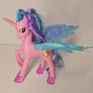 My Little Pony G4 Princess Celestia Princess Cadence Talking Lights MLP Works